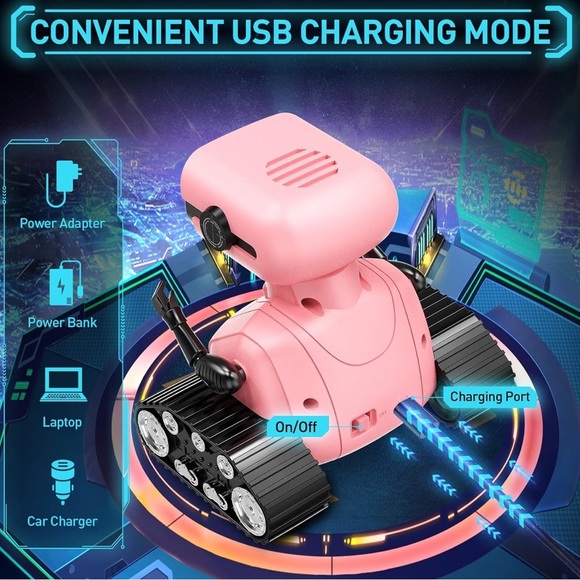 Pink Remote Control Robot Toy - Picture 13 of 14